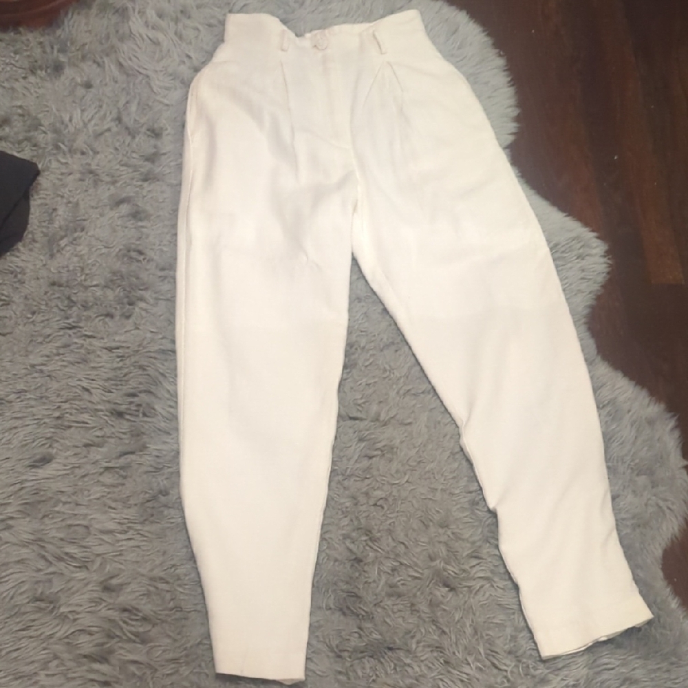 Sue Wong Classic White Trousers